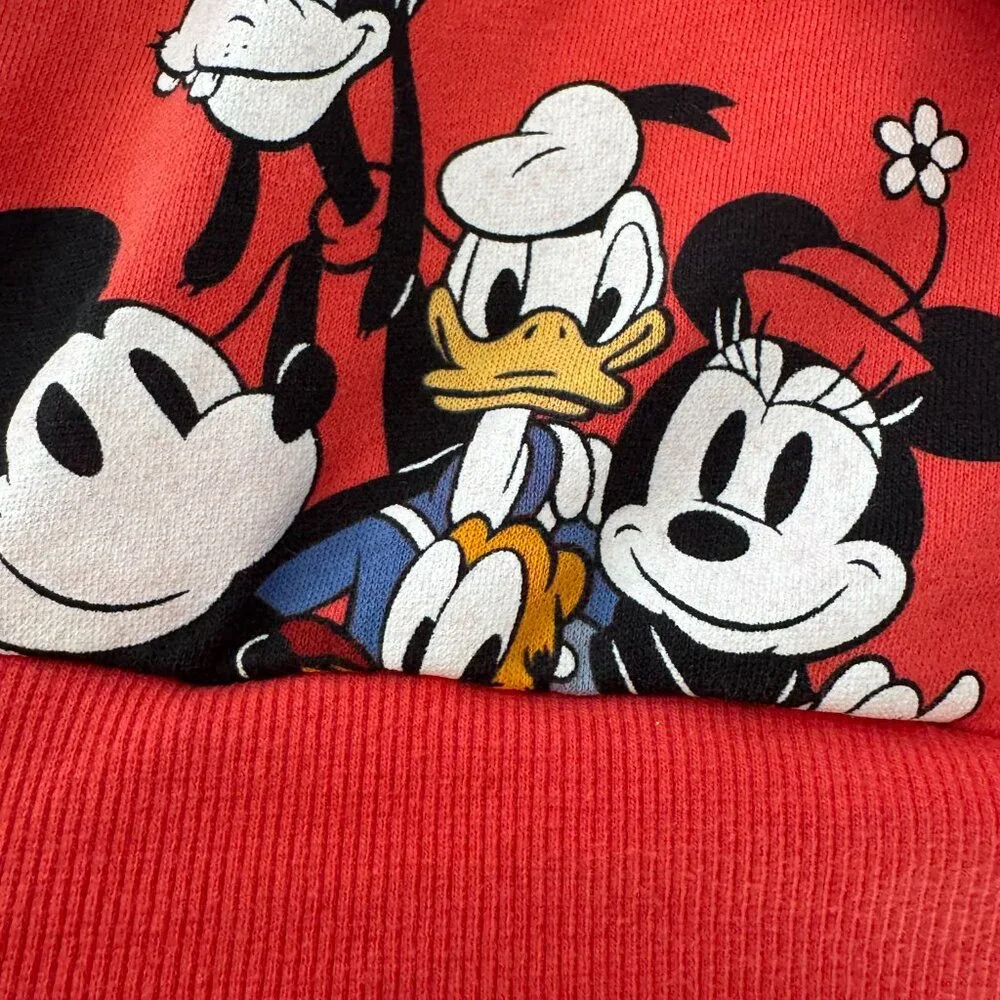 Dsney Minnie‎ Mickey Sweatshirt H&M Girls Size 8/10 sister set